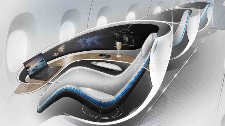 Flydubai showcases smaller economy seats, as industry seeks more space